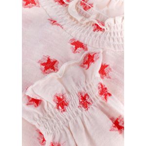 Ao76 Kimi T-shirt Stars Tops & T-shirts Meisjes - Shirt - Wit - Maat 152