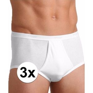 Sloggi - Basic Maxi - Herenslip - 3 Stuks - Wit