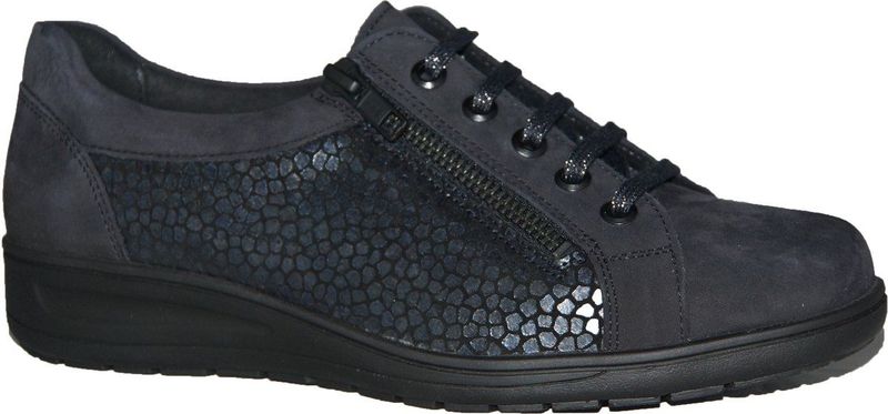 Solidus 29001 - Dames Schoenen - Blauw - Leer - Wijdte K