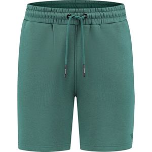 Ballin Amsterdam - Heren Regular fit Shorts Sweat - Faded Green - Maat S