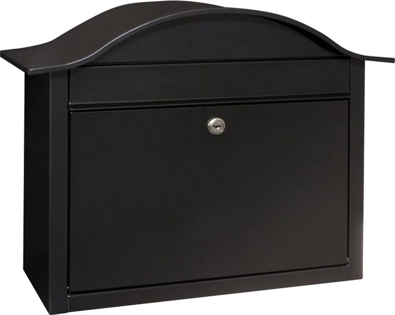 Brievenbus - Staal - Zwart - Met Slot