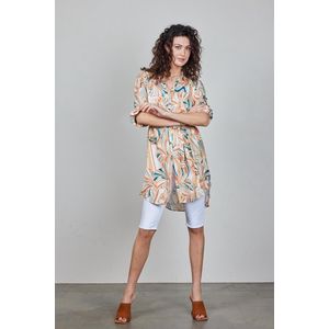 DIDI Dames Tunic Noelle in Offwhite with Maritimo print maat 42
