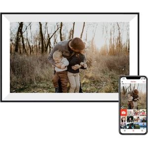 Naevy Digitale Fotolijst 10.1 Inch – Digitaal Fotolijstje – Full HD – WiFi Verbinding & Touchscreen – Frameo App – Fotokader – 16 GB Intern Geheugen