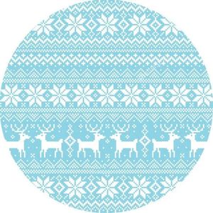 Kerstboom Kleed | Rendier blauw | kerstboomkleed | Onze materialen zijn PVC vrij en hygienisch