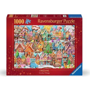 Ravensburger Christmas Cookie Village, 1000 stuk(s), Kerstmis, 14 jaar
