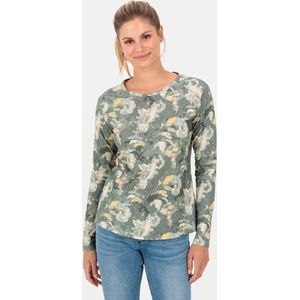 camel active Shirt met lange mouwen in Organic Cotton - Maat womenswear-XS - Kaki