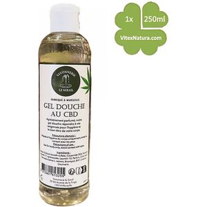 Marseille zeep | CBD cannabis | douche en badgel 250ml | Ambachtelijke zeep van Le Serail