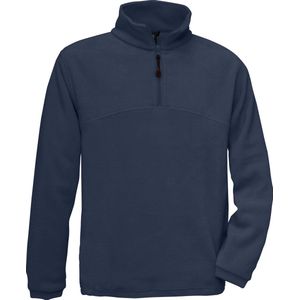 B&C Heren Highlander+ 1/4 Zip Fleece Top (Marine)