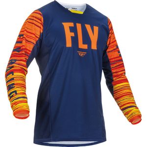 FLY Racing - Kinetic Wave - Jersey - Navy Oranje