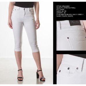 New Star dames capri broek Orlanda wit - maat 31