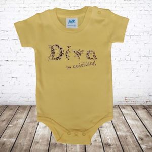 Romper Diva in opleiding -s&C-74-Grappige rompers met tekst