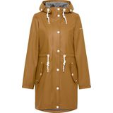 DreiMaster - Maritim - Functionele Mantel - Lichtbruin - Regenjas