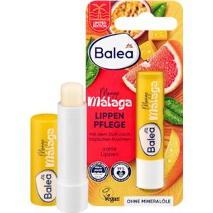 Balea Lippenbalsem Mango Malaga | 4,8 g - Zomersfruit - Mango | Voor Soepele en Zachte Lippen - Met Sheaboter en Biologische Kokosolie | Limited Edition 2025