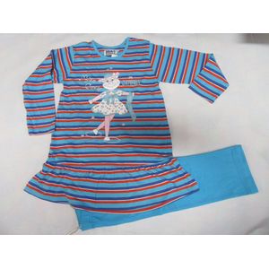 Wiplala - Jen & James - Pyjama - Meisje - Miss cowy on catwolk - 5 jaar  110