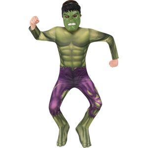 Rubies - Hulk Kostuum - Hulk Kostuum Kind - Groen, Paars, Zwart - Maat 96 - Carnavalskleding - Verkleedkleding
