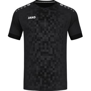 JAKO Shirt Pixel Korte Mouwen Zwart Maat L