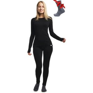 Thermisch ondergoed dames set van merinowol - licht, medium en zeer warm