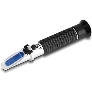 Alcohol Refractometer High Proof met 0-80% Alcohol Meetbereik Draagbare Refractometer Alcohol Meter voor Liquor And Spirits. Hoge Nauwkeurigheid ±1% voor Whisky, Cognac, Wodka, Enz.
