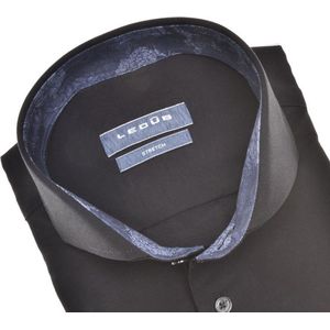Ledûb slimfit jersey zwart
