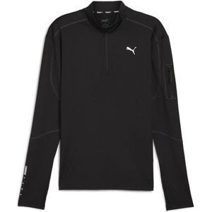 Puma - Flex 1/4 T-shirt - Zwart - Lange Mouwen - Man/Vrouw