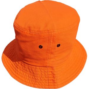 Hoed - Vissershoedje - Bucket Hat - Zonnehoed - Neon Oranje - 2 Stuks - Festival - Nederland - Voetbal - EK/WK - Koningsdag