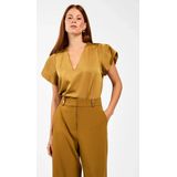 Aaiko - Minny PES 514 - Ecru Top - Dames - Overhemden