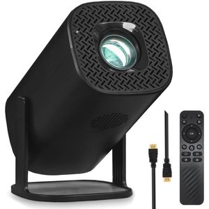LumeWorks Orion Mini Beamer - 4K Beeldkwaliteit - Projector - Android 11 - Home Cinema - Draadloos - Zwart