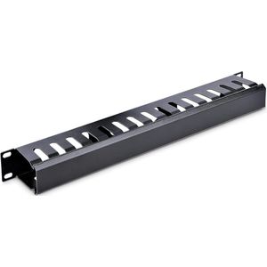 Horizontale Kabelgoot met Deksel 19"" Server Rack - Vingergoot Kabelmanagement Paneel Open Sleuven - Raceway Panel Wegwerken Kabels (CMDUCT1UX)