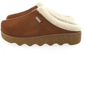 Rohde - Foggia-D 6125.76 - Pantoffels - Cognac - Velourleder