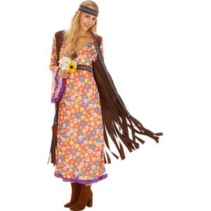 dressforfun - Vrouwenkostuum Mrs. Peacemaker L - verkleedkleding kostuum halloween verkleden feestkleding carnavalskleding carnaval feestkledij partykleding - 300934