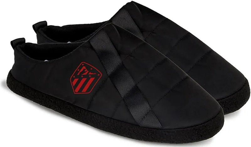 Marpen - Atletico De Madrid - Pantoffels - Zwart - Gevoerd