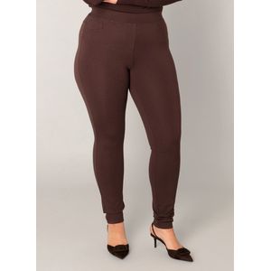 BASE LEVEL CURVY Arnika Tregging - Brown - maat 5(58/60)