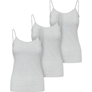 Ladeheid 3 pack Dameshemd Singlet-Onderhemd – Grijs – XS - LA-LA40-263-US