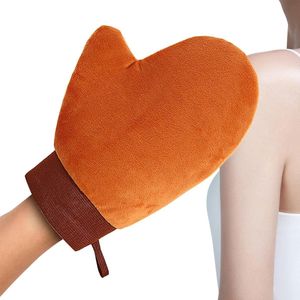 Zelfbruiner Applicatie Handschoen - Met elastische pols - Dubbelzijdig - Zelfbruiner handschoen - Tanning glove - Self tan handschoen - Self Tan Glove - Self Tanning Mitt - Lichaam en Gezich - Voor Zonnebankcrème Zonnebrandlotion Zonnebrandolie