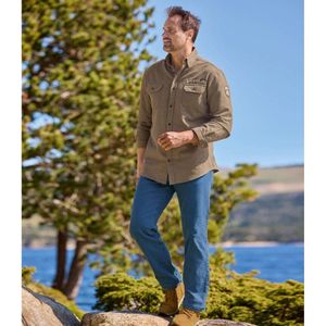 ATLAS FOR MEN - Spijkerbroek recht model Raw Blue - Heren - Verkrijgbaar in grote maten - W28