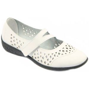 Leren ballerina's met comfort wijdte