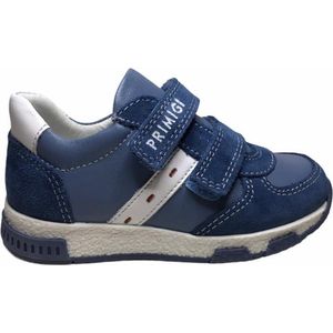 Primigi velcro lederen sneakers 3413944 Blauw wit mt 20