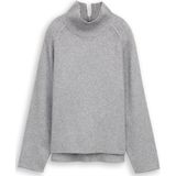 TOM TAILOR - Trui - Lichtgrijs - Gebreide Truien
