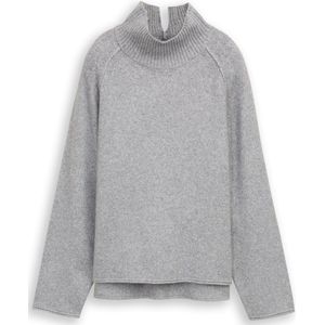 TOM TAILOR - Trui - Lichtgrijs - Gebreide Truien