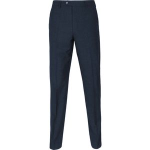 Suitable - Pantalon Picador Wolmix Donkerblauw - Modern-fit - Pantalon Heren maat 44