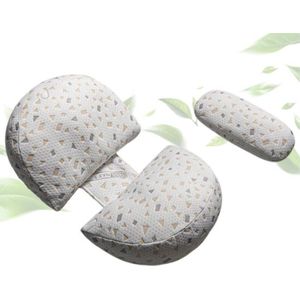 Bovista Zwangerschapskussen - Zijslaapkussen - Lichaamskussen - Pregnancy Pillow - Maternity Pillow - Grijs