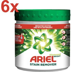 Ariel - Diamond Bright - Vlekverwijderaar voor Witte Was - 6x 500 gram - Voordeelverpakking