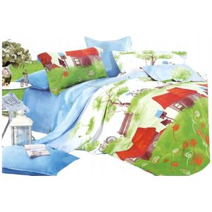 Kinderbeddengoed Katoen Satijn 160x200cm - Antiallergisch & Zacht