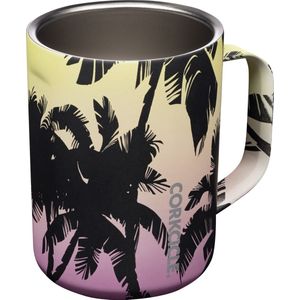Corkcicle Koffiebeker 475ml-Miami Sunset-koffiebeker -koffiemok to go- Thermosbeker-RVS& driewandig Koffie Beker