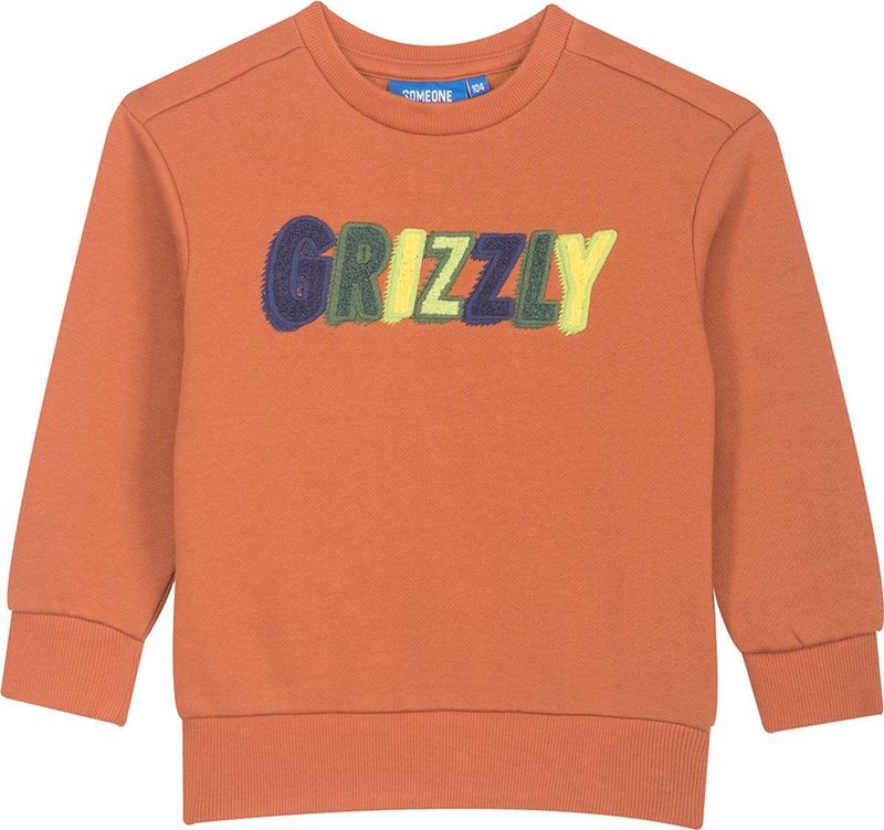 Someone Sweater Cognac Grizzly - ROCKY - Maat 92