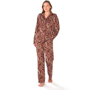 Feyza - Dames Pyjama Set, Lange Mouwen - S