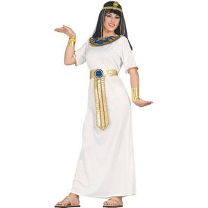 Fiestas Guirca Verkleedpak Cleopatra Dames Polyester Wit Mt Xl