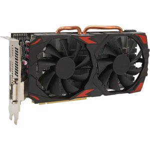 RX 580 grafische kaart, 8GB GDDR5 256bit-ondersteuning 8K 2 koelventilatoren 16 PCI Express 3.0 gaming-grafische kaart uitgerust met 2048 Stream Processor-chip voor thuiskantoor