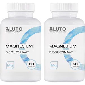 Magnesium Glycinate - 120 Tabletten - 150mg elementair magnesium Bisglycinaat / Glycinaat - Luto Supplements