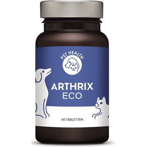 Pet Health - Arthrix® Eco - 60 Tabletten - MSM/Glucosamine/chondroïtine/vitaminen - Voor Kat & Hond